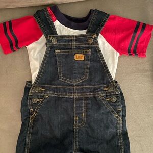 Lee Overalls and T-Shirt